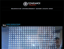 Tablet Screenshot of constanceprod.com